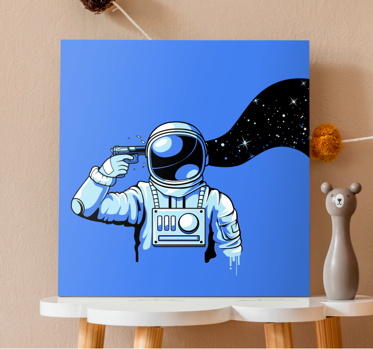 Quadri decorativi tiro astronauta - TenStickers