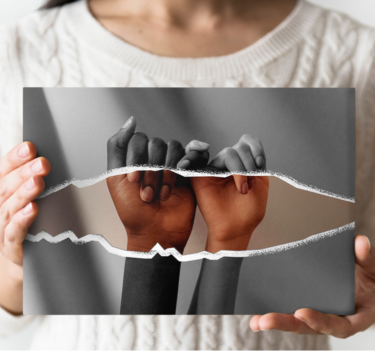 Quadri persona e personaggi mani unite - TenStickers