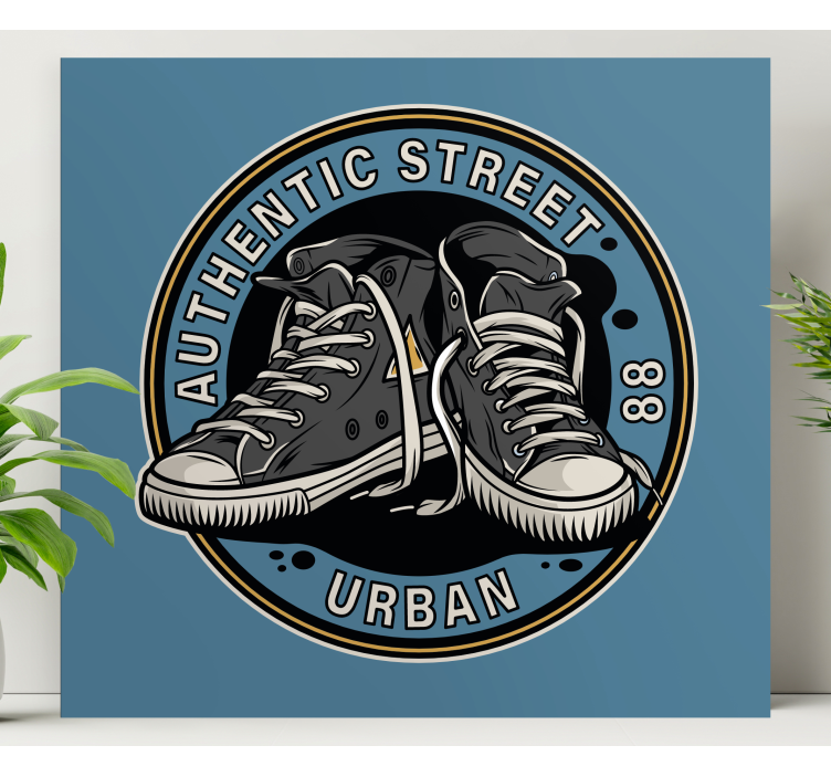 Quadri sportivi atmosfera sneakers urban - TenStickers