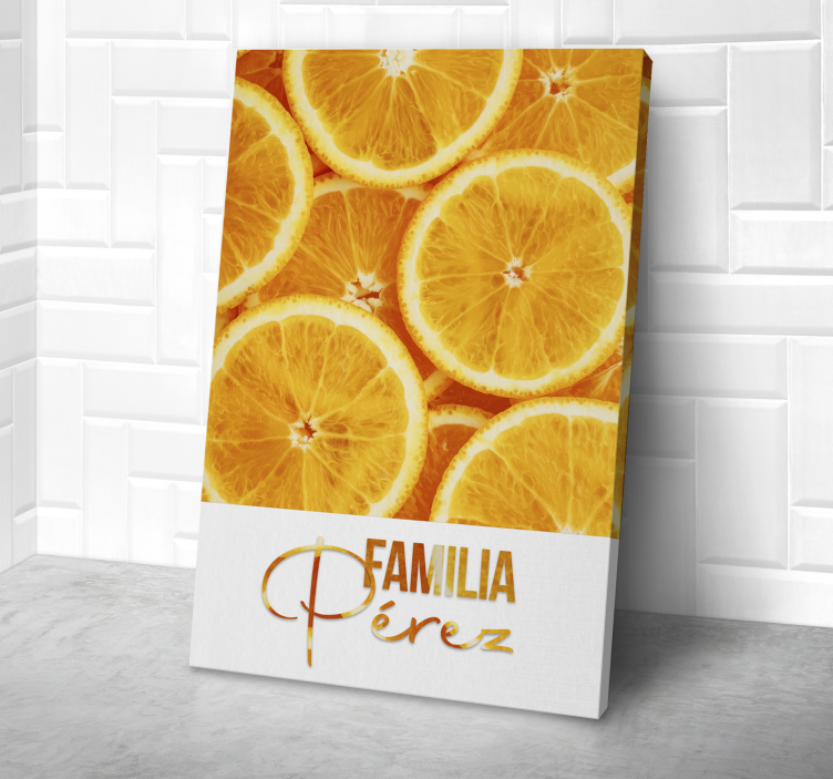 Quadro arance famiglia personalizzabile - TenStickers