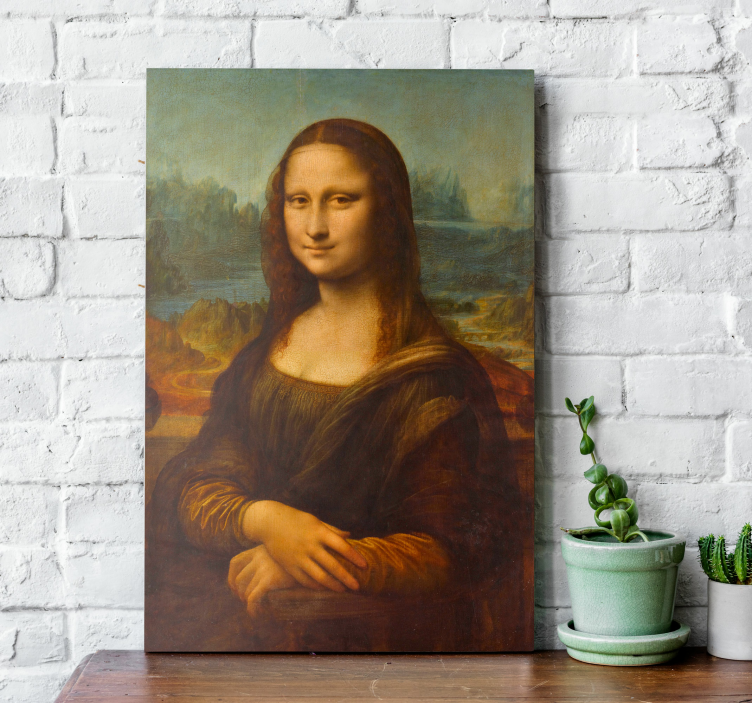 Dipinto arte mona Lisa di Leonardo da Vinci - TenStickers