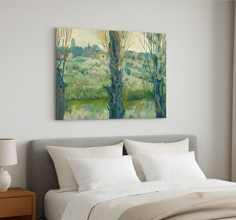 Dipinto arte vista di arles van gogh - TenStickers