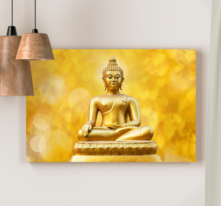 Quadro buddha Trittico di Buddha - TenStickers