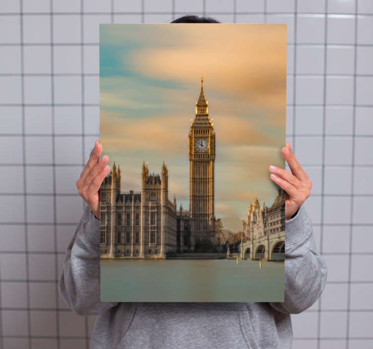 Quadro città e paesi monumento big ben - TenStickers