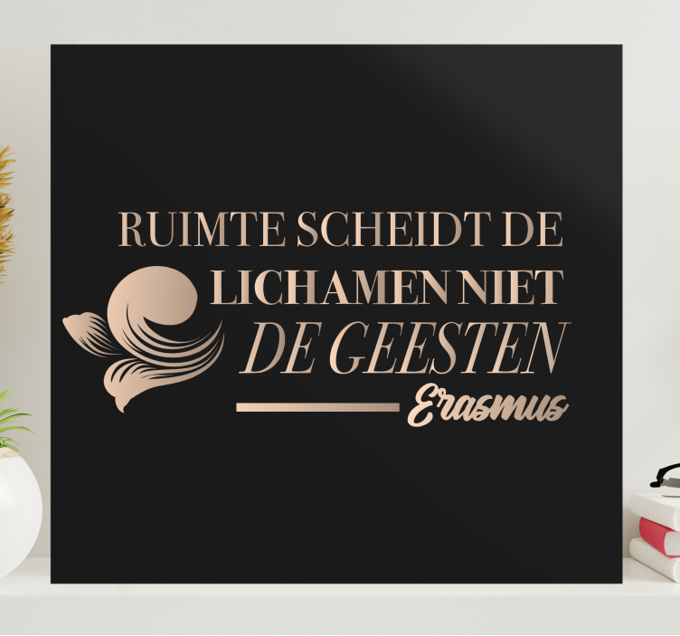 Quadro con frase citazione filosofica - TenStickers