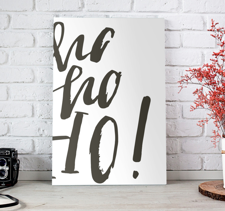 Quadro con frase esposizione festiva - TenStickers