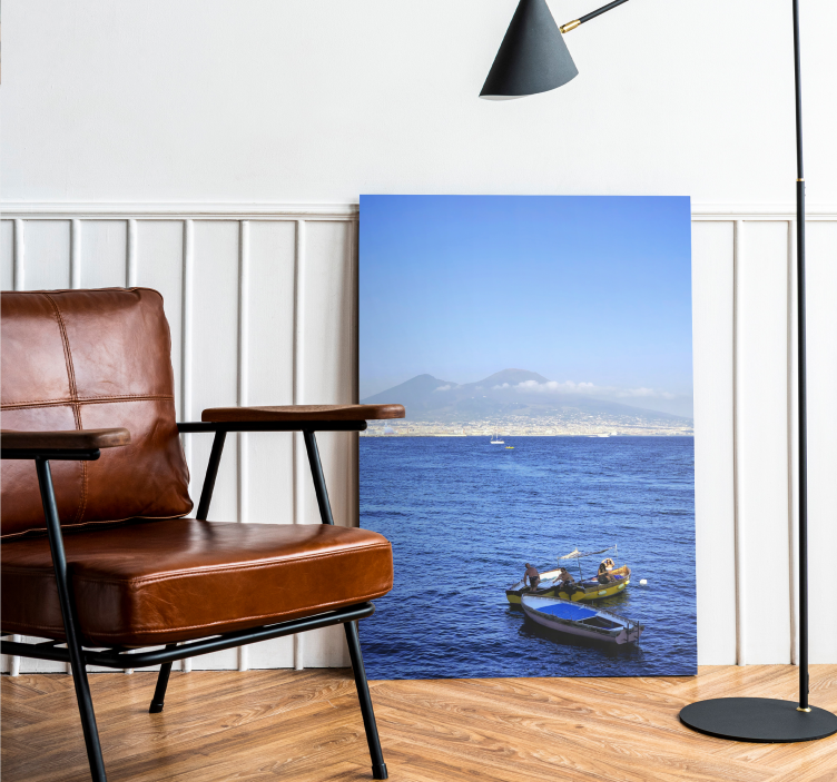 Quadro con il golfo di Napoli - TenStickers