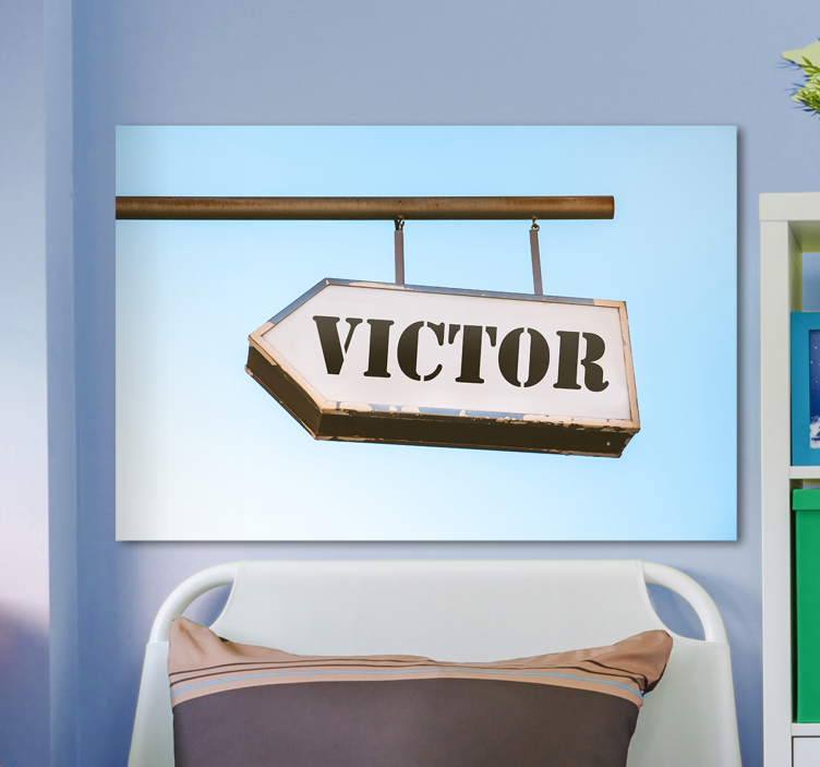 Quadro personalizzabile Segno personalizzato - TenStickers