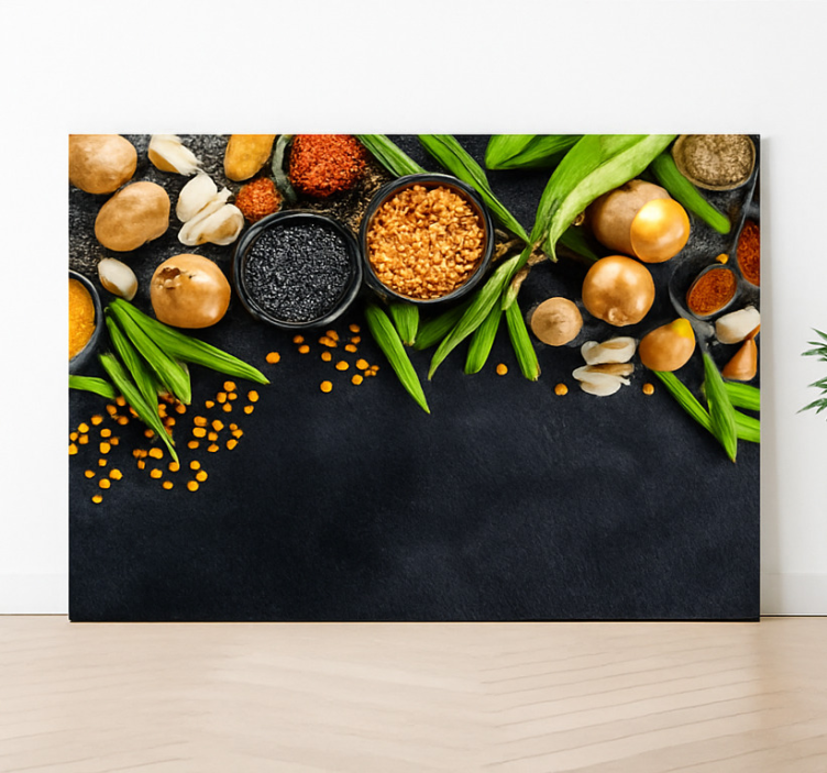 Quadro cucina verdure e spezie - TenStickers