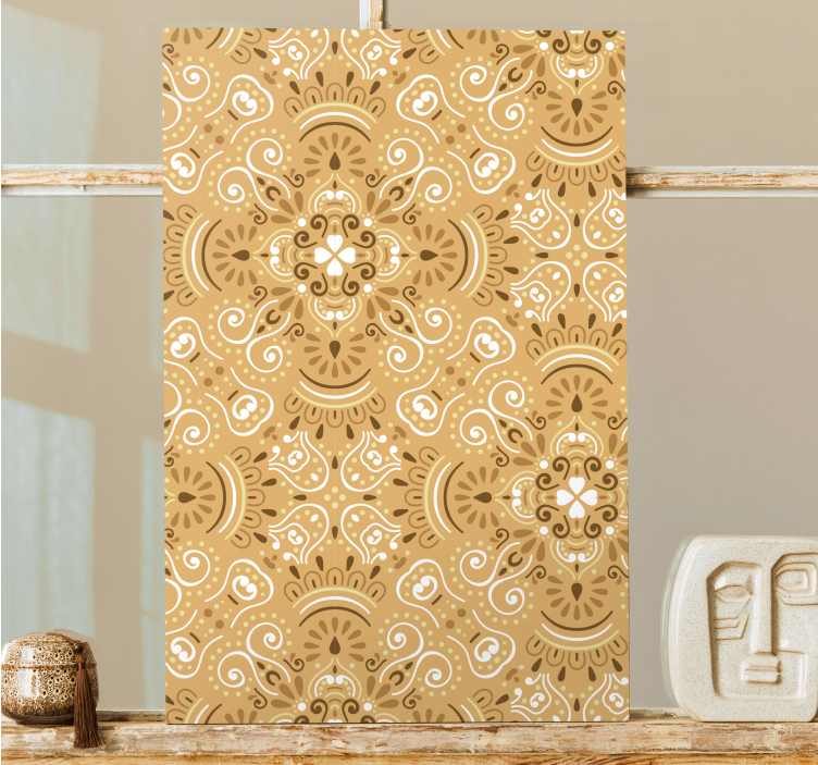 Quadro design ornamentale motivo naturale intricato - TenStickers