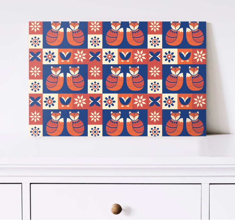 Quadro gatto motivo felino amichevole - TenStickers