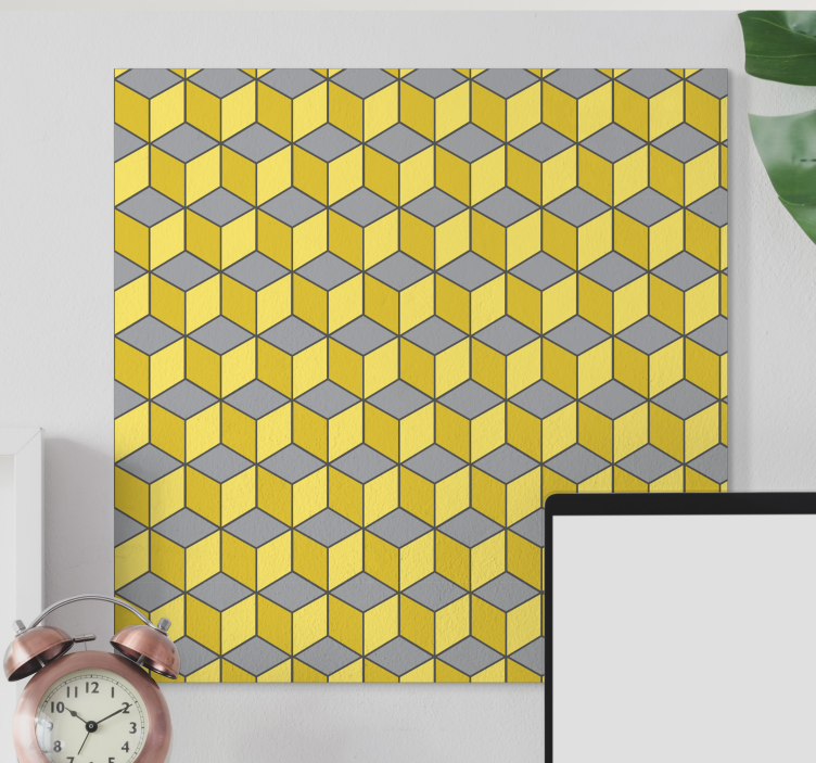 Quadro con cubi effetto 3d - TenStickers