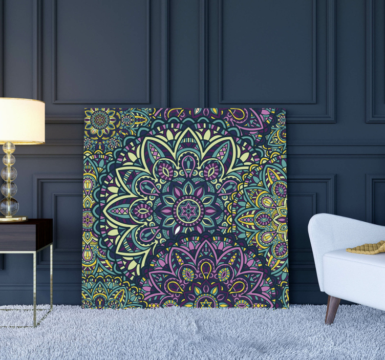 Quadro mandala illustrazione mandala complessa - TenStickers