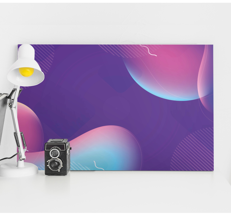 Quadro moderno forme fluide astratte - TenStickers