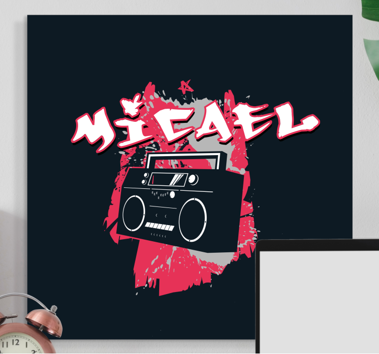 Quadro moderno vibrazioni audio urbane - TenStickers