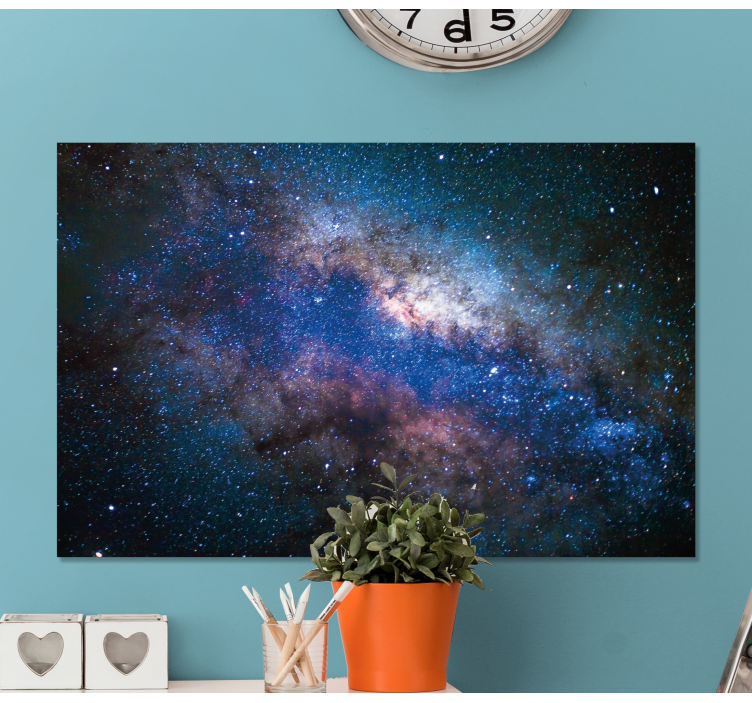 Quadro di paesaggio Galassia silenziosa con le stelle - TenStickers