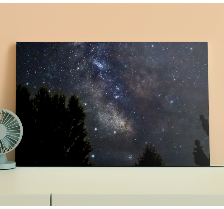 Quadro paesaggio notte celestiale - TenStickers