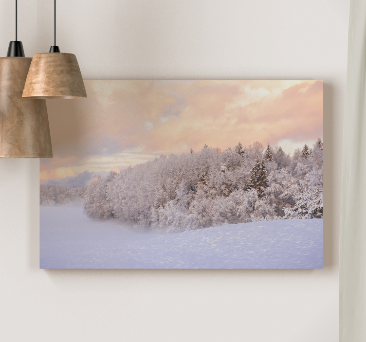 Quadro paesaggio serenità invernale - TenStickers