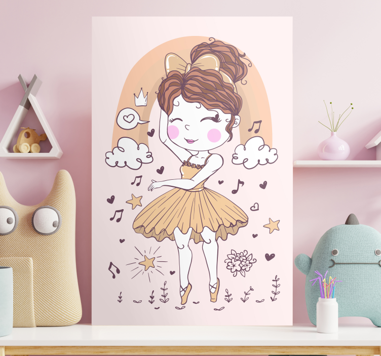 Quadro per bambini danza della gioia - TenStickers