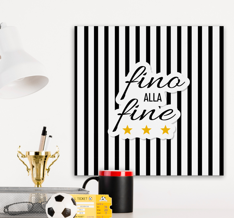 Quadro per casa fino alla fine quadro per casa - TenStickers