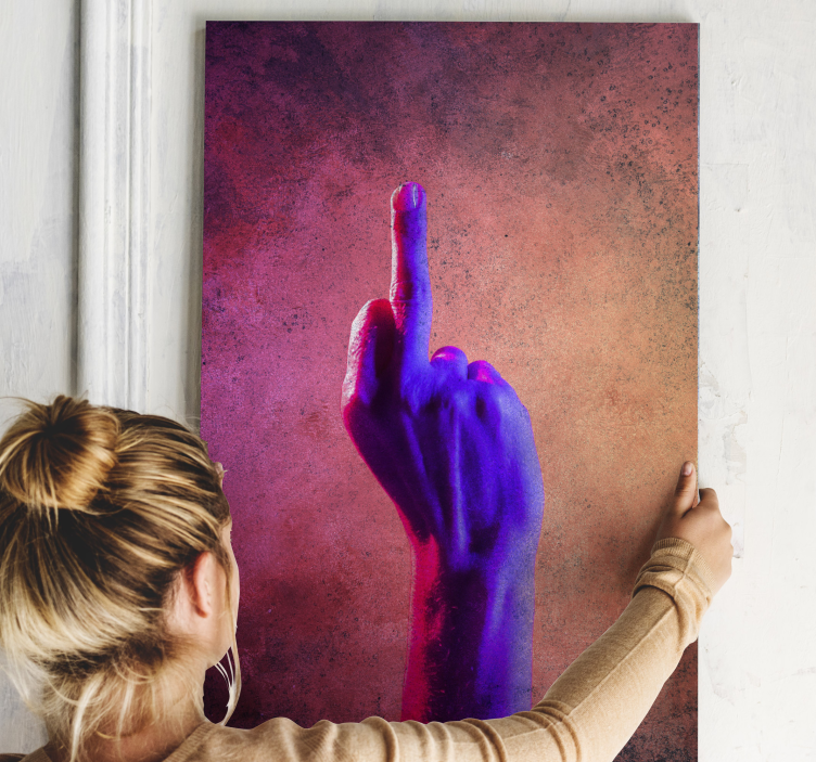 Quadro rustico gesto vividamente - TenStickers