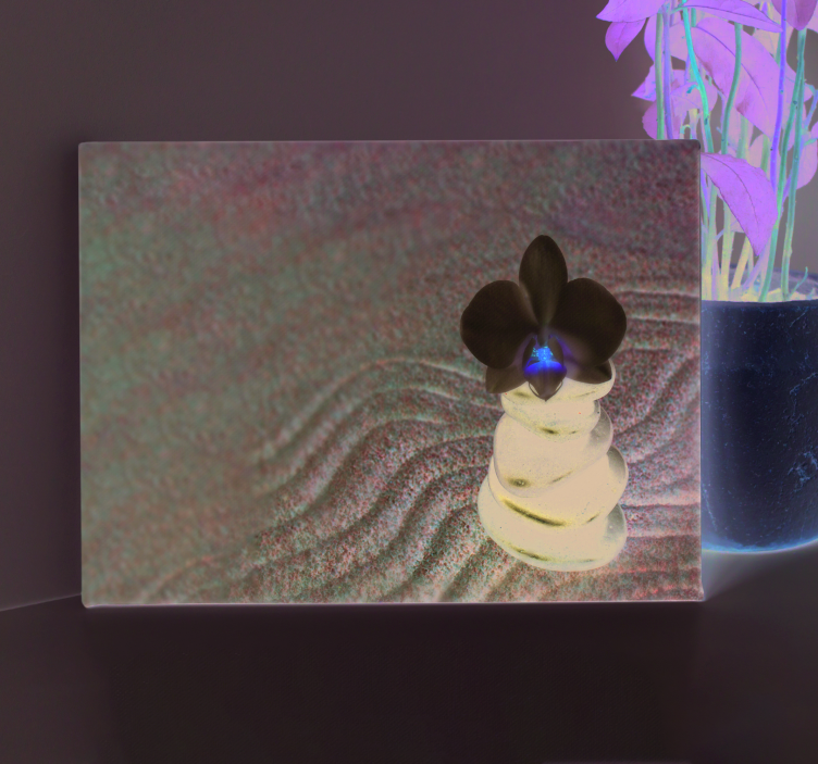 Quadro salone pietre zen - TenStickers