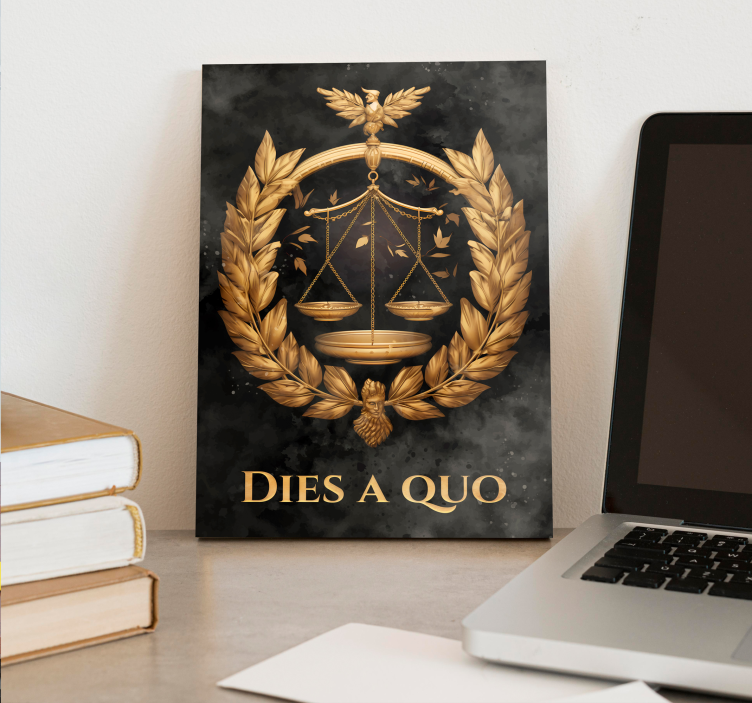 Quadro ufficio equilibrio di giustizia - TenStickers