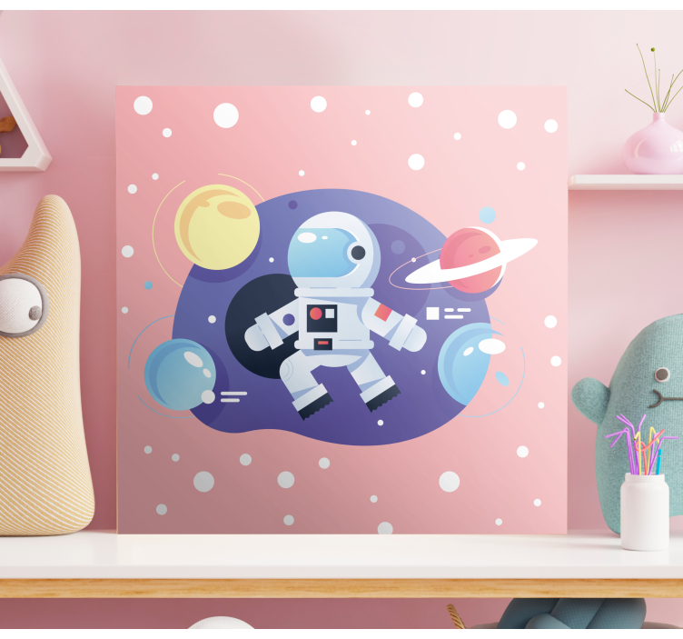 Quadro videogioco esploratore di avventure spaziali - TenStickers