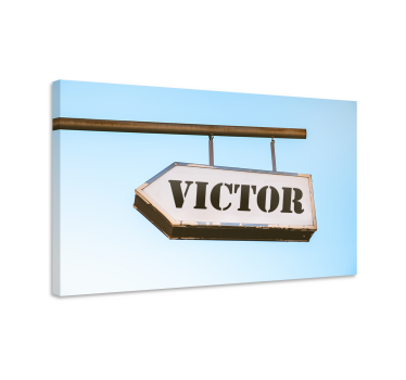 Quadro con nome Segno personalizzato - TenStickers