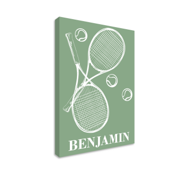 Quadri sportivi opera d'arte personalizzata sul tennis - TenStickers