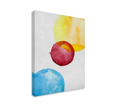 Quadro astratto sfere astratte colorate - TenStickers