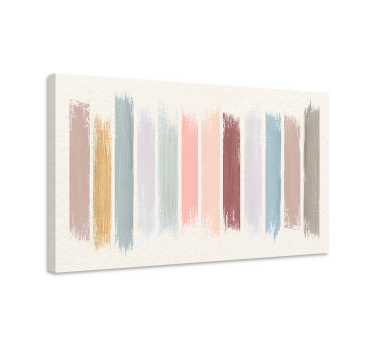 Quadro astratto pennellate astratte su tela - TenStickers