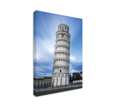 Quadro città e paesi torre pisana - TenStickers