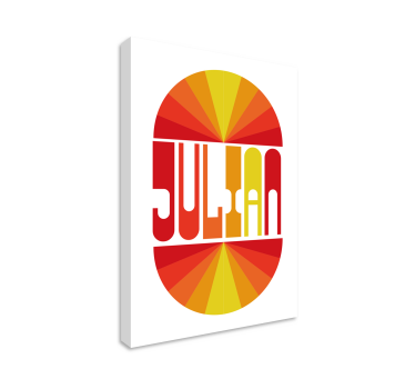 Quadro vintage nome personalizzato alba - TenStickers
