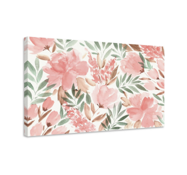 Quadro moderno Fiori ad acquerelli - TenStickers