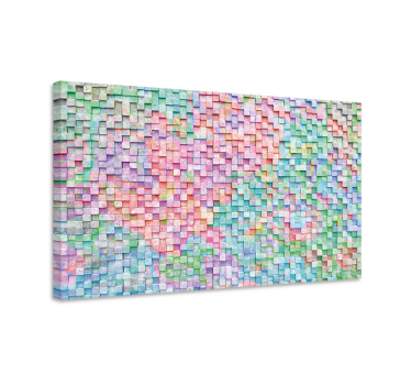 Dipinto geometrico spettro del mosaico - TenStickers