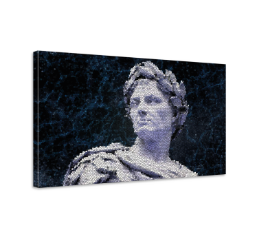 Quadro astratto ritratto in mosaico - TenStickers