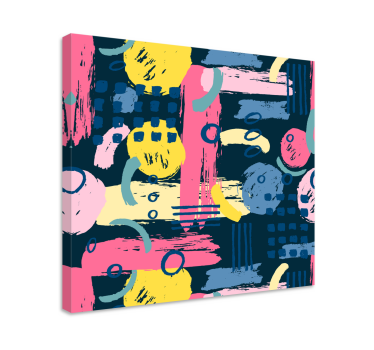 Quadro astratto forme organiche astratte - TenStickers