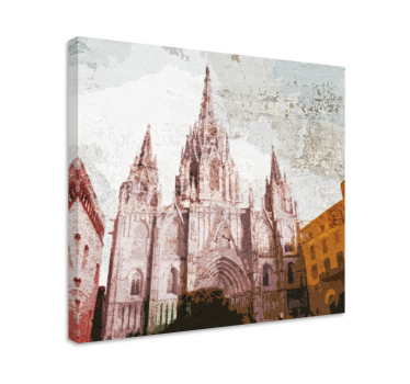 Quadro città e paesi architettura di cattedrali mozzafiato - TenStickers