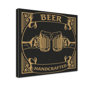 Quadro con birre e scritta - TenStickers