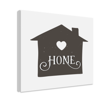 Quadro con frase espressione sincera per la casa - TenStickers