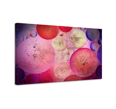 Quadro astratto formazione di pattern a bolle - TenStickers
