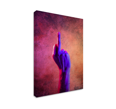 Quadro rustico gesto vividamente - TenStickers