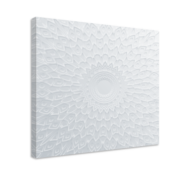 Quadro astratto motivo circolare intricato - TenStickers