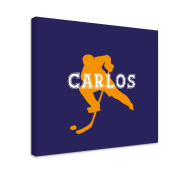 Quadri sportivi giocatore di hockey su ghiaccio - TenStickers