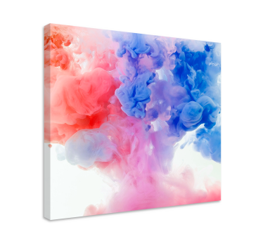 Quadro astratto vortici di nuvole colorate - TenStickers