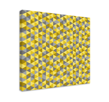 Dipinto geometrico insieme di triangoli geometrici - TenStickers