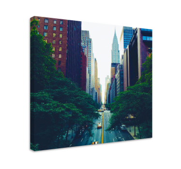 Quadro città e paesi paesaggio urbano di manhattan - TenStickers