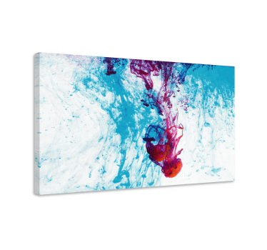 Quadro astratto flusso di colori vibranti - TenStickers