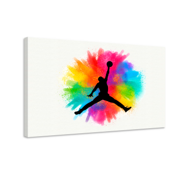 Quadro per ragazzi Michael jordan basket cool - TenStickers